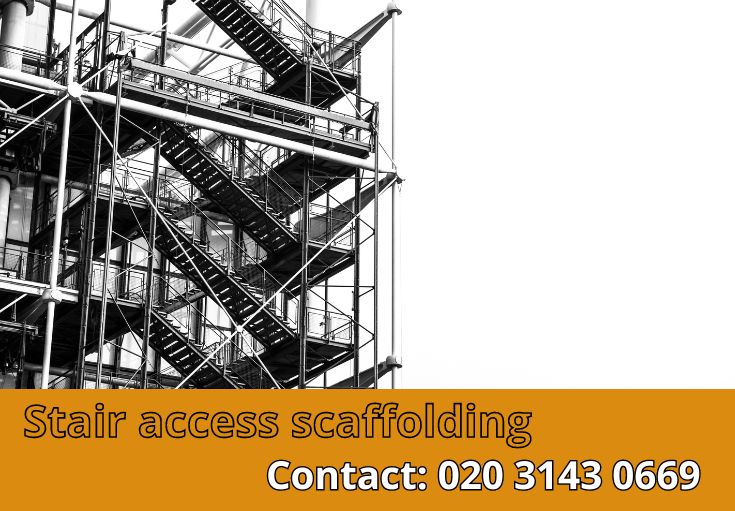Stair Access Scaffolding Belgravia